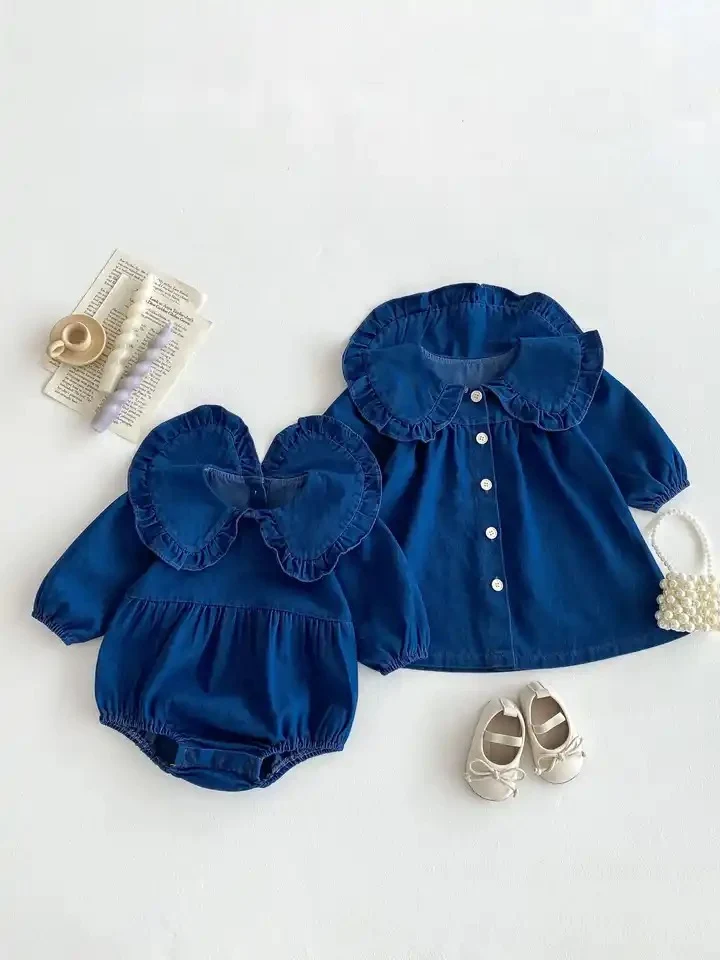 Collared Denim Dress