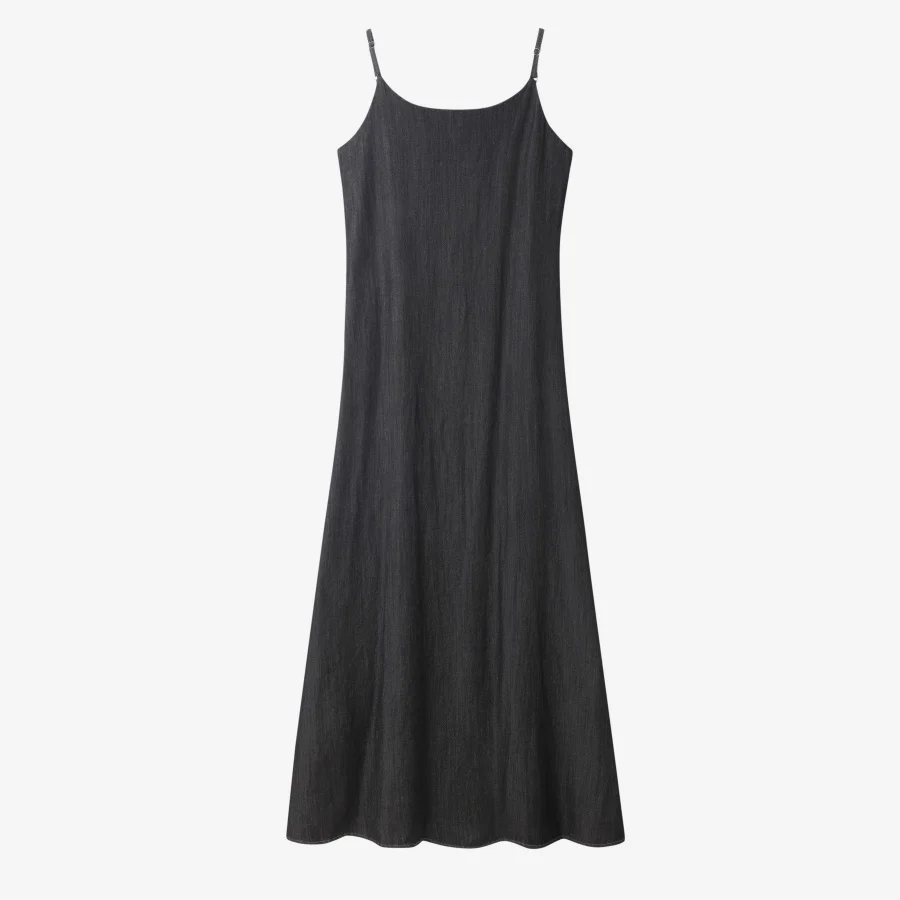 Black Denim Jumper Shirt Set - Image 10
