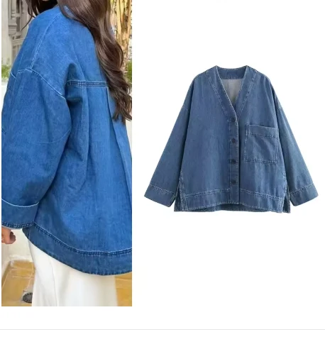 Oversized Denim Shirt