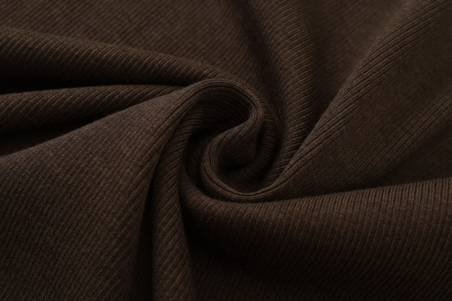 Ribbed Button Maxi Brown - Image 8