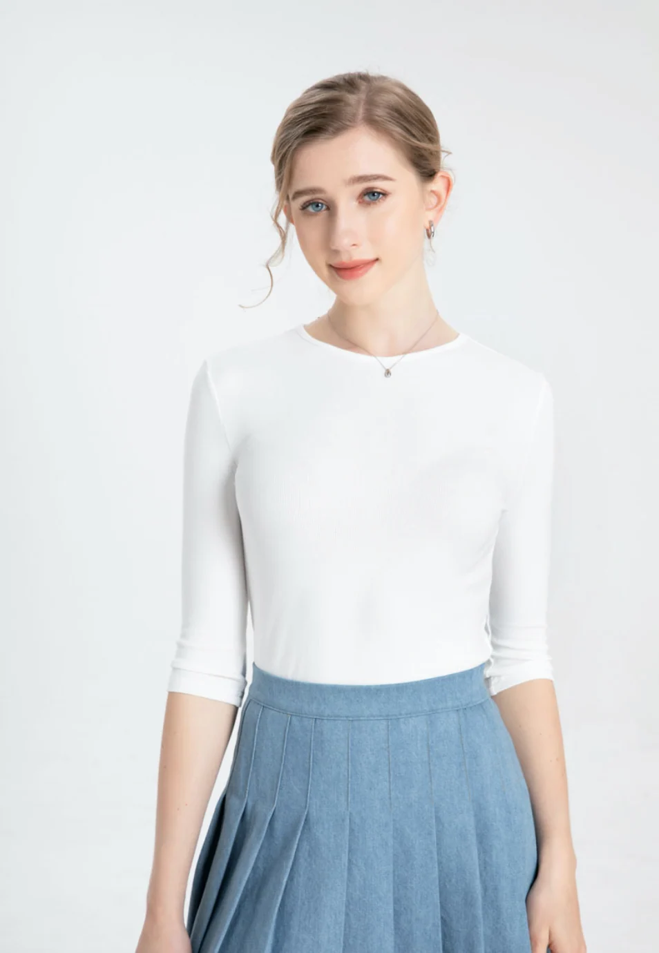 Ribbed V-Tee Adults - Image 5