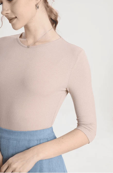 Ribbed V-Tee Adults - Image 6