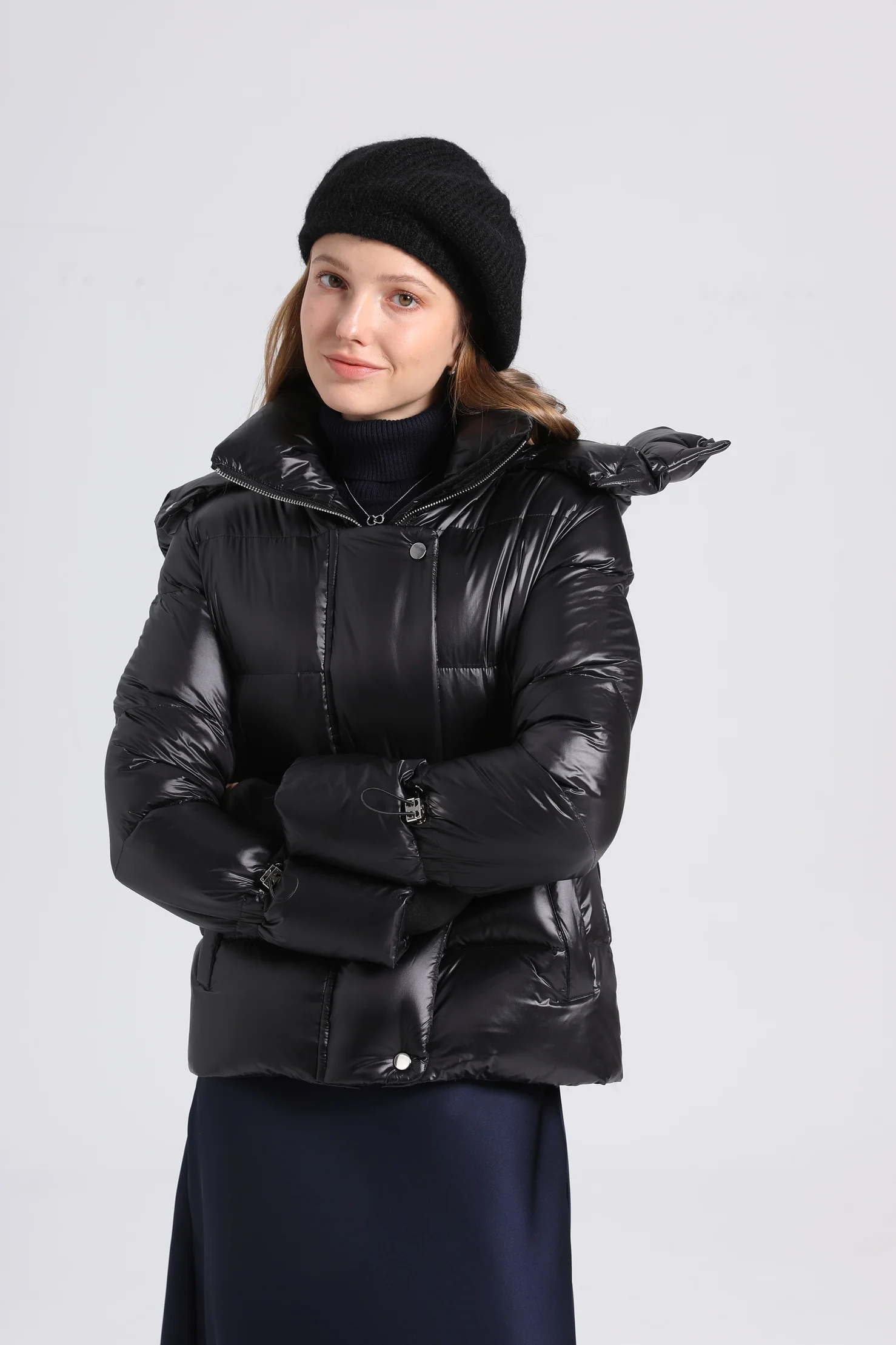 Womens Puffer Coat - Image 10